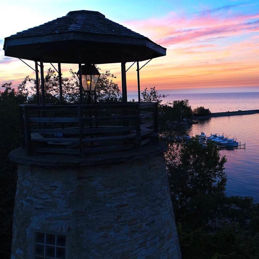 Sunset Barcelona Lighthouse by @natehanes