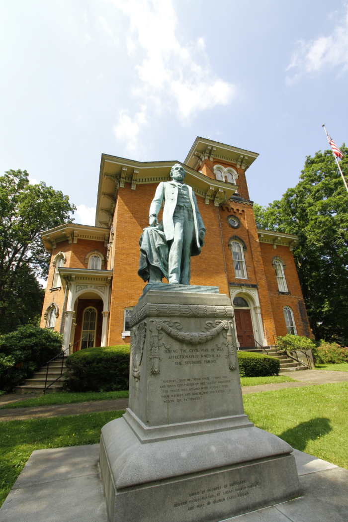 Ruben Fenton Statue in Jamestown, New York