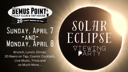 Bemus Point Golf Club & Tap House Solar Eclipse Viewing Party