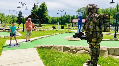 Putt Putt at Midway State Park