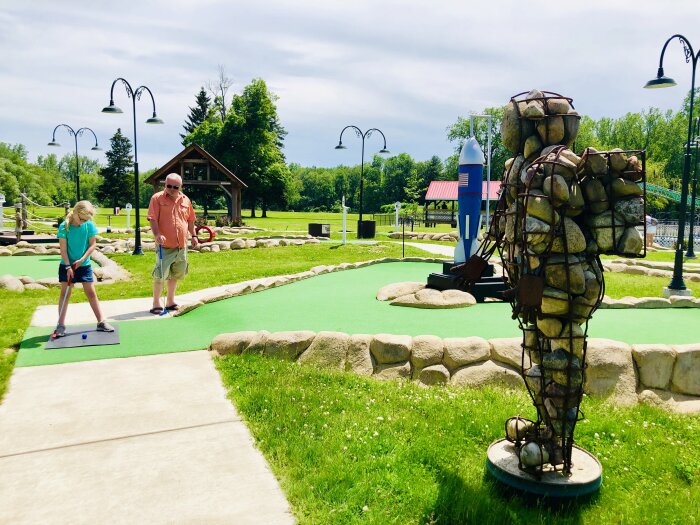 Putt Putt at Midway State Park