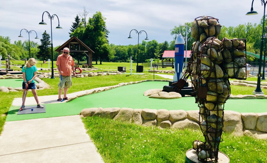 Putt Putt at Midway State Park