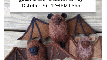 Felted Bat guest artist Debbie Penney October 26