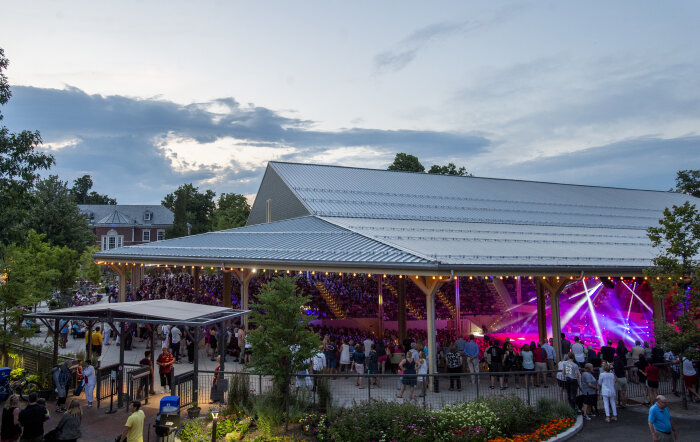 Chautauqua Institution Amphitheater during a Popular Entertainment show