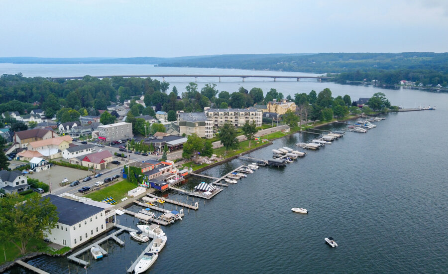 Bemus Point aerial