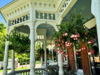 Edwards Waterhouse Inn porch close up