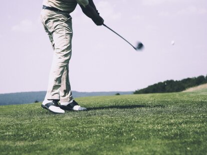 Golfer on the Greens