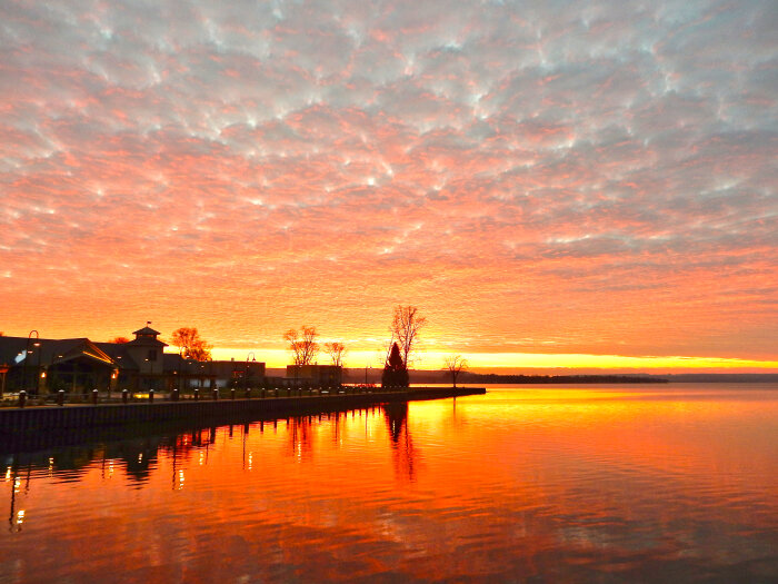 M McVinney Harbor Hotel Chautauqua Lake Sunset