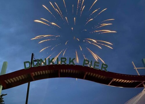 Dunkirk Pier fireworks