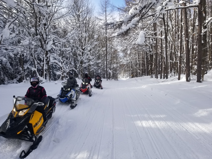 Snowmobile trails in Chautauqua County, New York