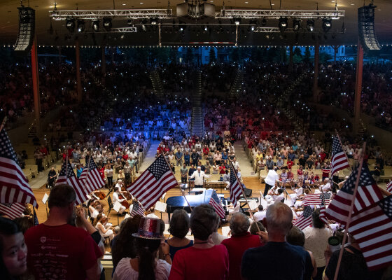 Chautauqua Institution Amphitheater fourth of July