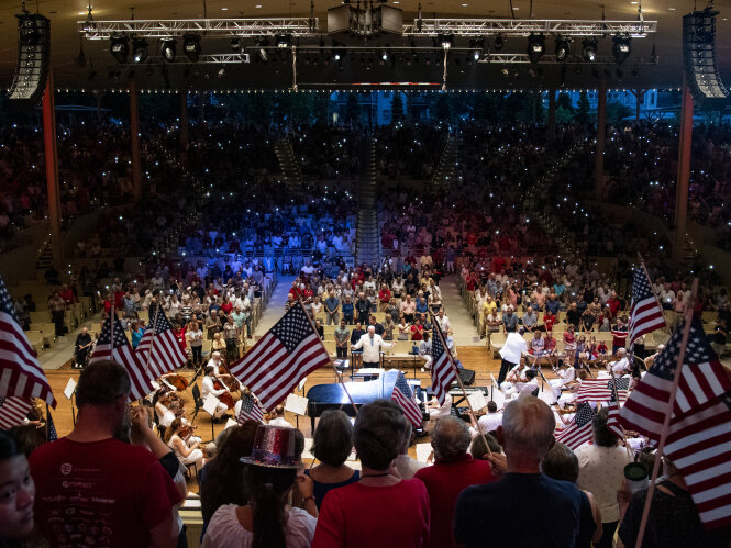 Chautauqua Institution Amphitheater fourth of July