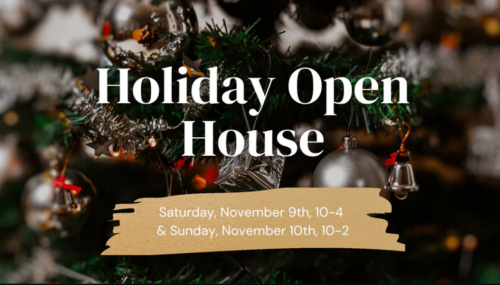 Holiday Open House Saturday November 9 and Sunday November 10 Art Cloth and Craft