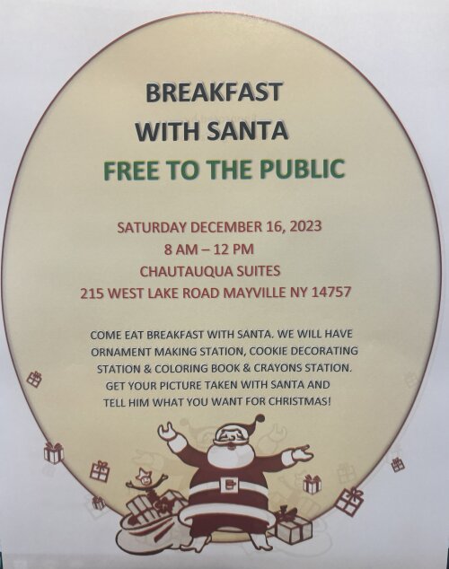 Breakfast with Santa Chautauqua Suites