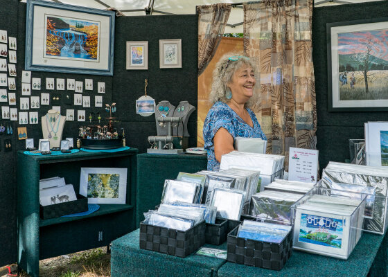 Vendor at Wild America Nature Festival at Panama Rocks