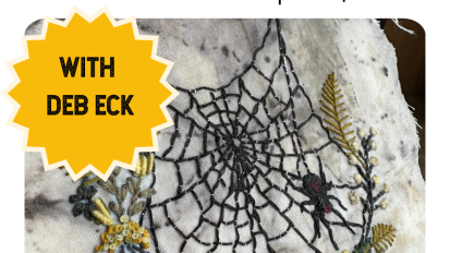 Spooky Embroidery Wednesday October 30 with Deb Eck